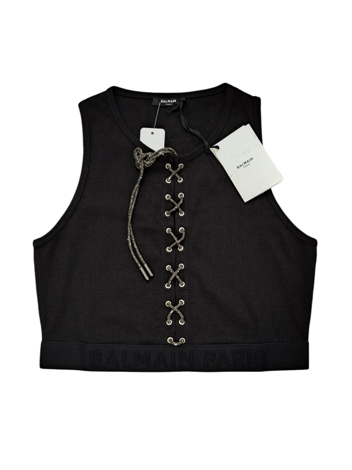 CROP TOP ESTILO "BALMAIN"